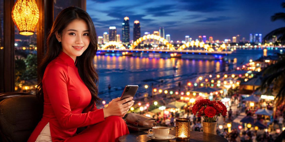 Người dùng tại Đà Nẵng hoàn tất đăng ký tài khoản ply88 với áo dài truyền thống