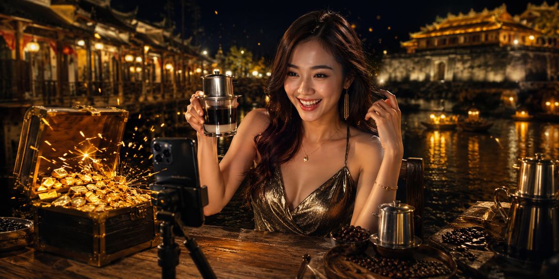 Người dùng tại Huế trải nghiệm casino trực tuyến ply88 trong quán cà phê