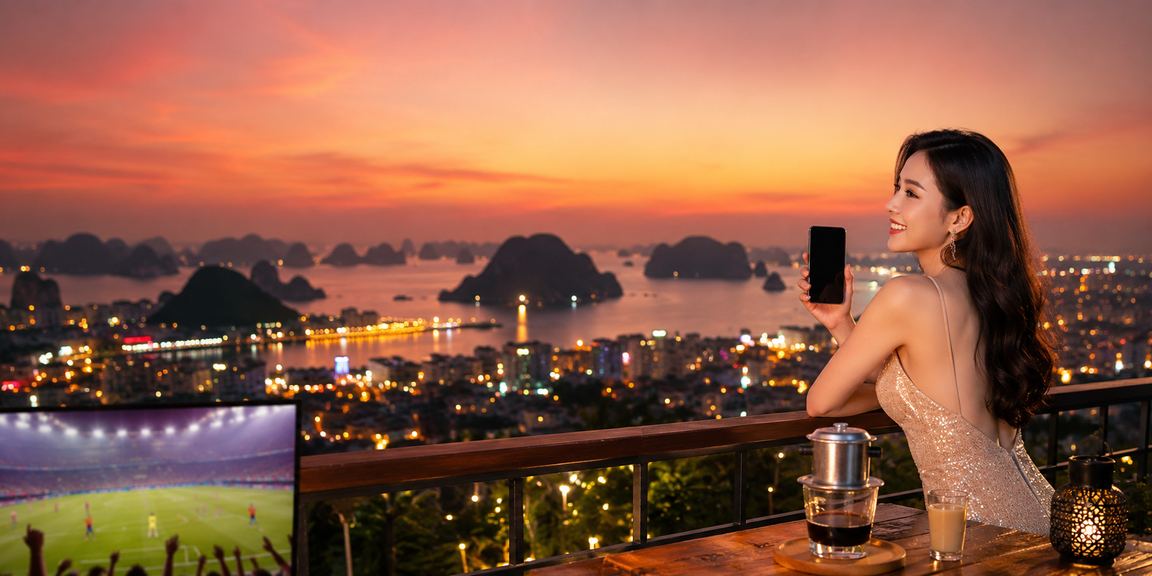 Bàn casino trực tuyến với dealer thật trong không gian chuyên nghiệp tại Việt Nam